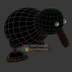 萌萌簡(jiǎn)化版鴨子 Max模型