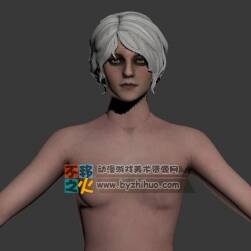 白發(fā) 叛逆 女孩模型