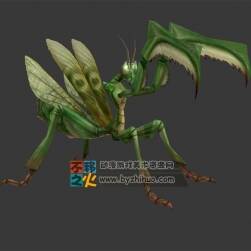 激動螳螂 Max模型