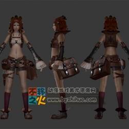 皮革 蒸汽朋克 女NPC