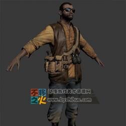 次世代墨鏡士兵匪徒模型