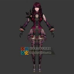 美女 性感 禮服 魔法 模型