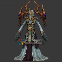 元老長老祭祀法師模型