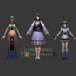 古裝 美女 女孩 少女 模型