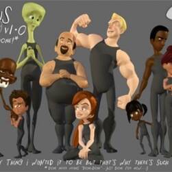 Morpheus Rig Pack 動畫卡通人物角色 maya格式 帶綁定