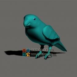 Bird 青綠色小鳥(niǎo) Max模型