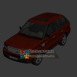 家用車紅色 Max模型