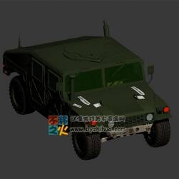 綠色吉普車 Max模型