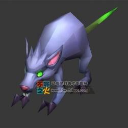 碧眼魔鼠 老鼠 Max模型