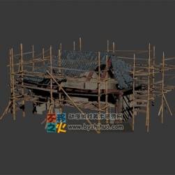 古屋 手腳架 模型