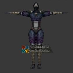 日本 忍者T-pose模型