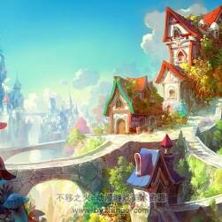 韓國場景概念設(shè)計師painter blue 場景概設(shè)原畫 329P