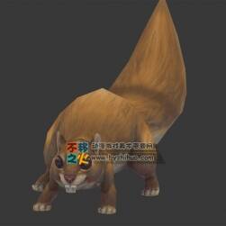 眼睛賊大的松鼠 Max模型