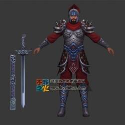 中國 古裝 鎧甲 將軍模型