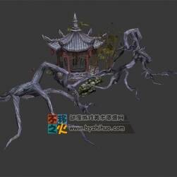 枯木涼亭模型