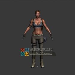 女特工 外國 模型