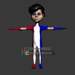 大頭男孩 OBJ高模