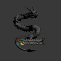 盤(pán)旋著的古龍 Max模型