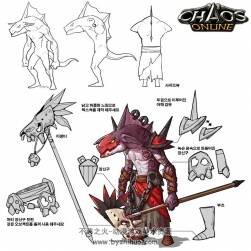 韓式角色生物原畫設(shè)定 133P