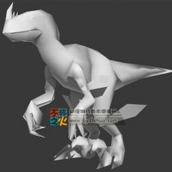 簡化的恐龍 Max模型 不含貼圖