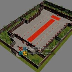 天龍八部 婚慶場景模型