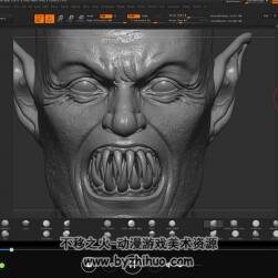 3dsmax+zbursh 吸血鬼角色建模教程  Creating a Vampire Character