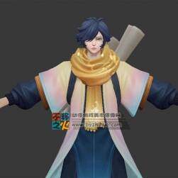 王者榮耀 莊周[云端筑夢師][蜃樓王]+Q版 3Dmax角色模型
