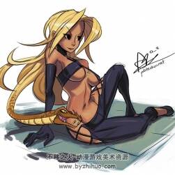 骷髏女孩 高清原畫(huà) 110P