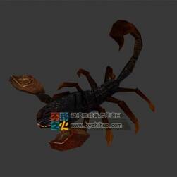 蝎子 Max模型 三邊面 含動(dòng)作
