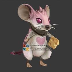 有奶酪的小粉鼠 Max模型