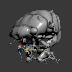 卡通臭蟲Max模型 高模