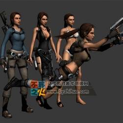 女 特工 勞拉模型