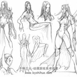 熾焰帝國 原畫設(shè)定+線稿 游戲原畫素材