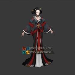 古裝 女鬼 藝妓 模型