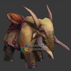 行走的大象坐騎 Max模型