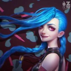 美國畫師zeronis 英雄聯(lián)盟同人CG  游戲動漫角色插畫