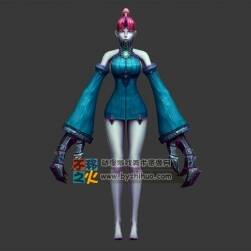 美女 格斗鐵爪 少女模型