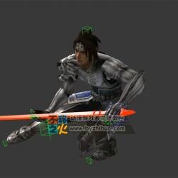 三國(guó) 古裝 武將 趙云 模型