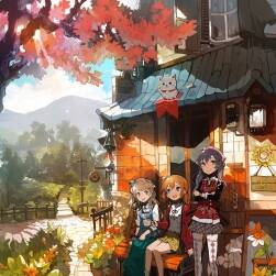 日本畫師Alchemaniac的插畫過(guò)程圖 含三個(gè)視頻