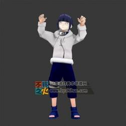 火影 日向雛田 FBX模型