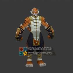 老虎 壯士 格斗 模型