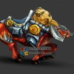 奔跑的公牛坐騎 Max模型