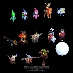 dota2 新一批信使合集 小動(dòng)物模型