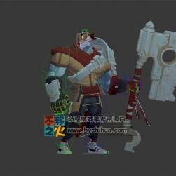 壯漢 巨斧 戰(zhàn)士 模型