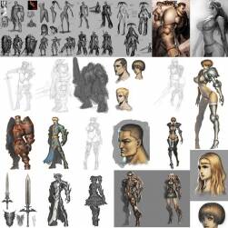 游戲角色設(shè)計(jì)圖集 NPC 怪物設(shè)定