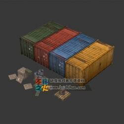 集裝箱鐵管模型