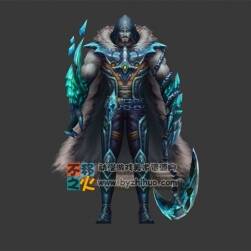 冰雪 戰(zhàn)士 將軍 男法師模型