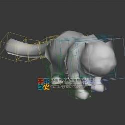 一只晃尾巴的貓 Max模型