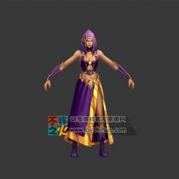 兜帽 女巫 法師 模型