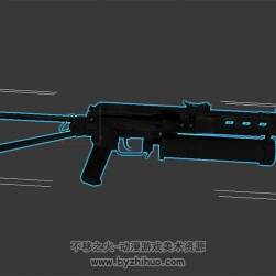 PP-19 Bizon沖鋒槍 3d模型